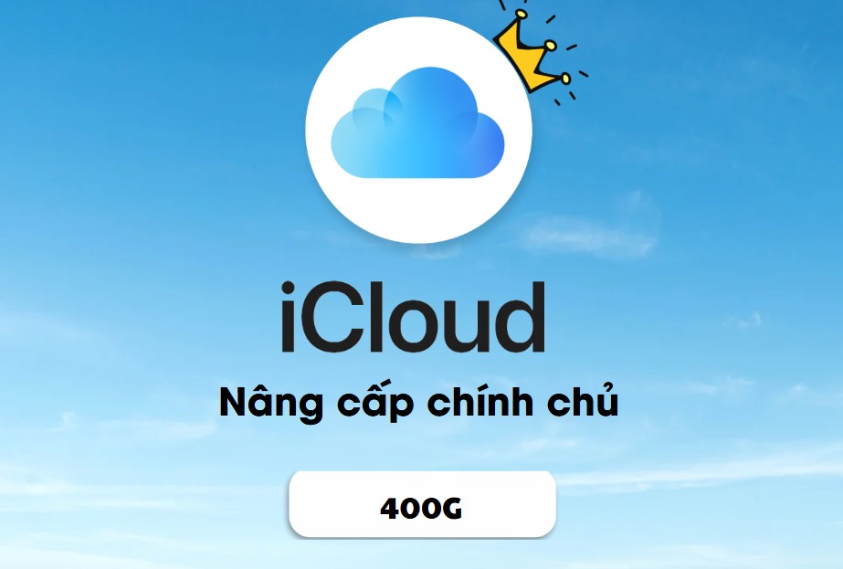 Nâng cấp icloud chính chủ